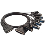 Moxa CBL-M68M25x8-100 SCSI-kabel Grijs 1 m 68-p