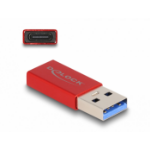 DeLOCK 60044 cable gender changer USB C USB A Red