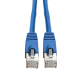 Tripp Lite N262-020-BL Cat6a 10G Snagless Shielded STP Ethernet Cable (RJ45 M/M), PoE, Blue, 20 ft. (6.09 m)