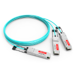 Accortec AOC-Q-2Q-100G-100M-ACC InfiniBand/fibre optic cable 3937" (100 m) QSFP28 2x QSFP28 Aqua color
