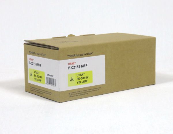 Image of DATA DIRECT Utax PK5014Y P C2155 MFP Toner Yellow Compatible 2.2K
