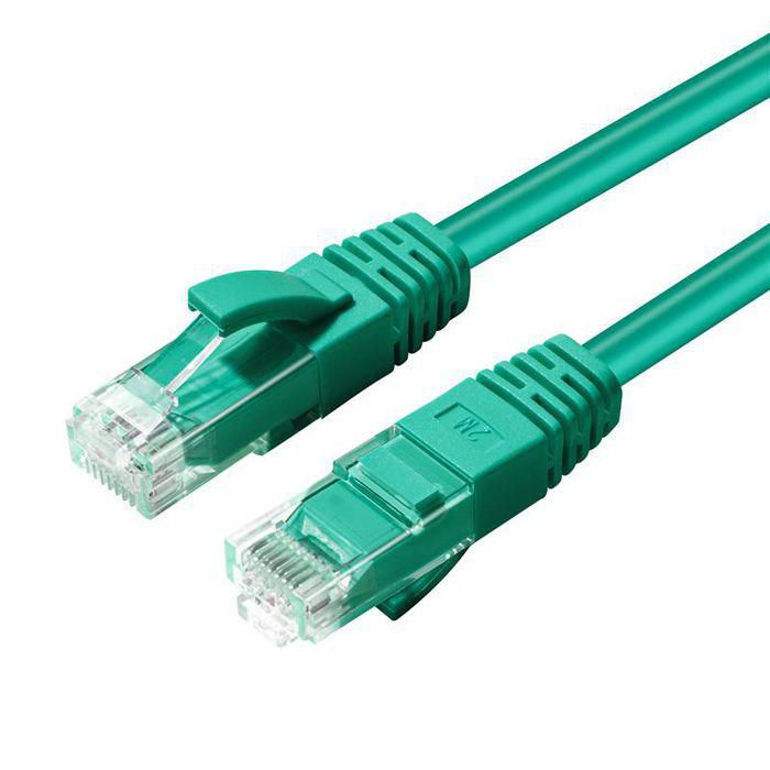 Photos - Cable (video, audio, USB) Microconnect UTP510G networking cable Green 10 m Cat5e U/UTP  (UTP)