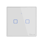 Sonoff T2EU2C-TX WiFi Smart Wall Touch Switch 2-Button White