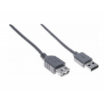 Hypertec 532411-HY USB cable USB 2.0 0.6 m USB A Black