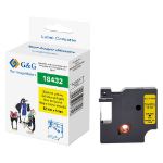 G&G 21705 labelprinter-tape Zwart op geel