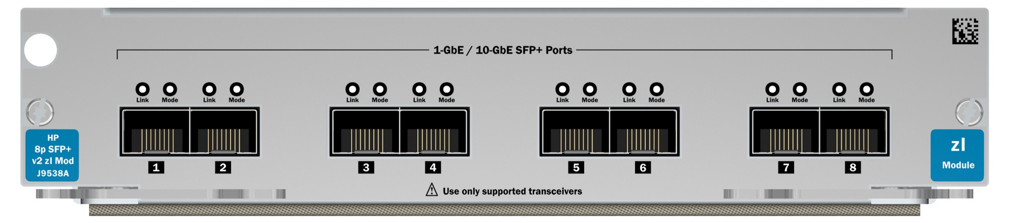 Hewlett Packard Enterprise 8-port 10GbE SFP+ v2 Zl Network Switch Modu