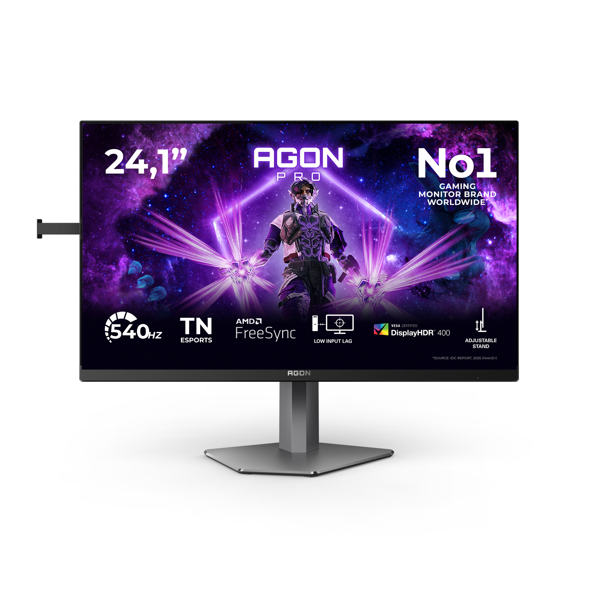 AOC AGON PRO AG246FK computer monitor 61.2 cm (24.1") 1920 x 1080 pixels Full HD LCD Black