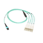 DELL 470-ABPK fibre optic cable 7 m MTP 4x LC OM4 Aqua colour