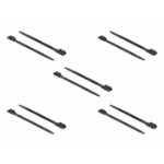 DeLOCK 18891 cable tie Releasable cable tie Nylon Black 10 pc(s)