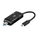 AEROCOOL Essential TypeC+USB3.0+Micro HUB with Card Reader with Micro Power Port