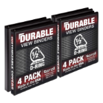 Samsill Durable ring binder Letter Black