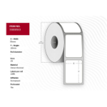 Capture 35000563 printer label White
