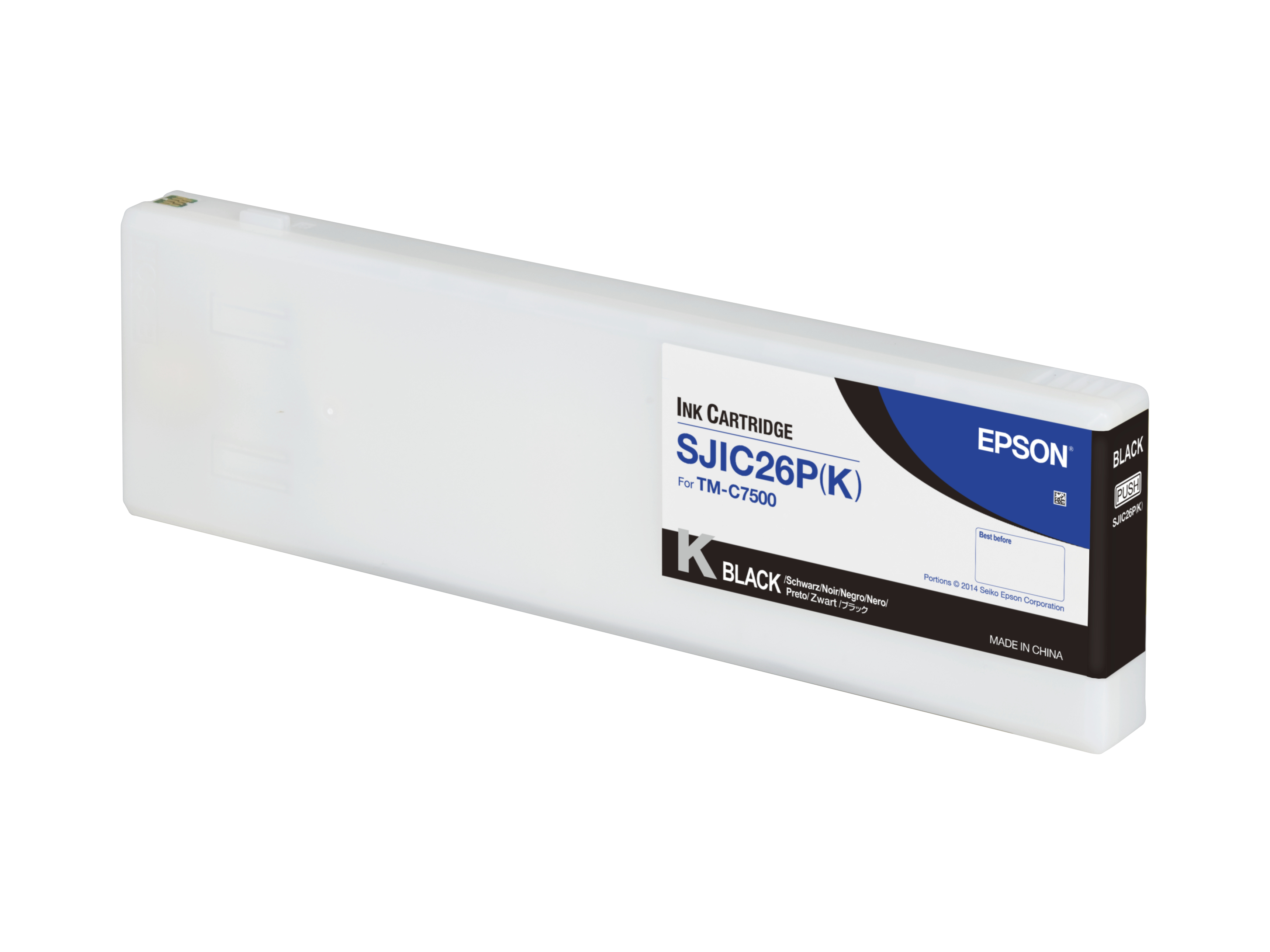 Image of Epson C33S020618/SJIC-26-P-K Ink cartridge black 295,2ml for Epson...