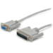 StarTech.com 10 ft Cross Wired DB9 to DB25 Serial Null Modem Cable - F/M