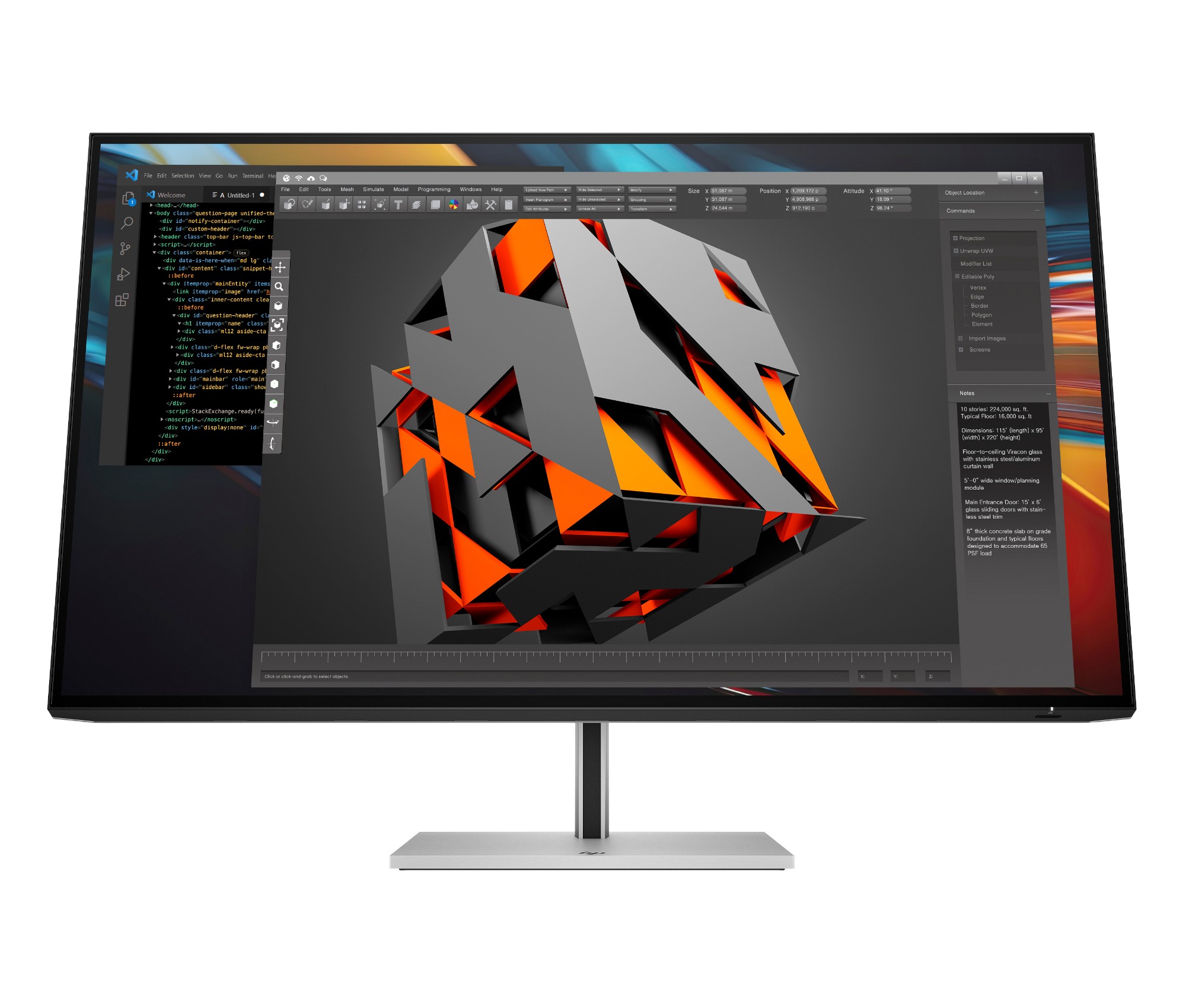HP Series 7 Pro 31.5 inch 4K Thunderbolt 4 Monitor - 732pk