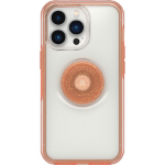 OtterBox Otter+Pop Symmetry Clear mobile phone case 15.5 cm (6.1") Cover Orange, Transparent