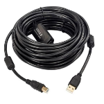 Microconnect USBAB15B-ACTIVE USB cable USB 2.0 15 m USB A USB B Black