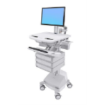 Ergotron StyleView White Flat panel Multimedia cart