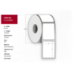 Capture CA-LB3084 printer label White