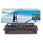 G&G Image 19707 Toner cartridge black with chip, 7.5K pages (replaces HP 415X/W2030X) for HP E 45028/M 454