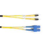 Black Box Value Line ST–SC 1m fibre optic cable OFC Yellow