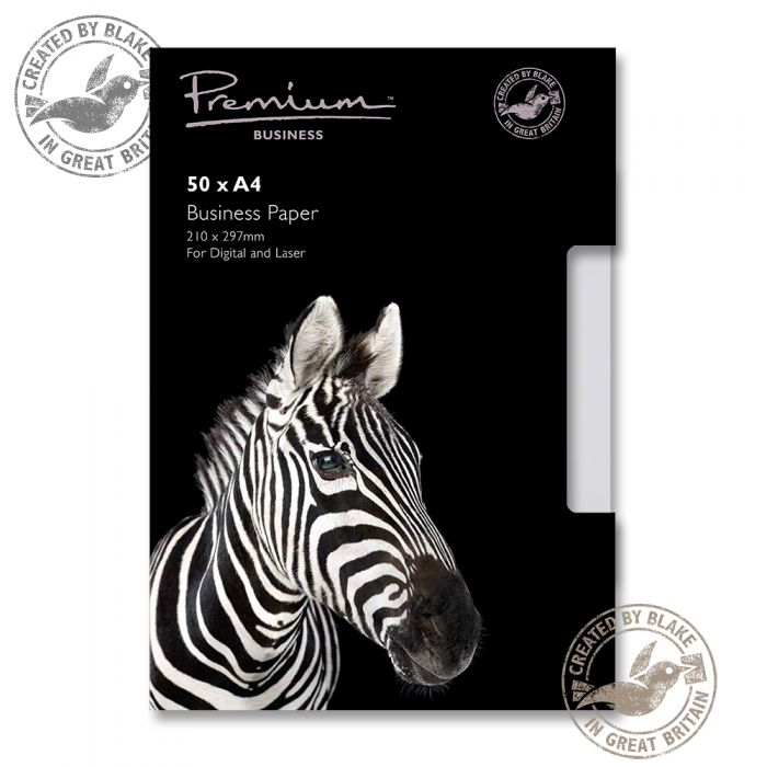 Blake Premium Business Paper High White Laid A4 297x210mm 120gsm (Pack 50)