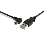 StarTech.com USB2HABM3LA USB cable USB 2.0 35.4" (0.9 m) USB A Mini-USB B 0.48 Gbit/s Black