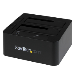 StarTech.com SDOCK2U33EB storage drive docking station USB 3.2 Gen 1 (3.1 Gen 1) Type-B Black