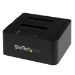 StarTech.com Dual-Bay USB 3.0 / eSATA to SATA Hard Drive Docking Station, USB Hard Drive Dock, External 2.5/3.5" SATA I/II/III SSD/HDD Docking Station, Hot-Swap Hard Drive Bays, Top-Loading