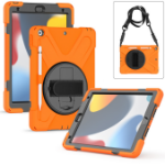 JLC iPad 10.2 (9th, 8th and 7th Gen) 2021, 2020 & 2019 Orange Wolverine + Stylus Holder + Screen