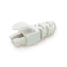 Cablenet RJ45 Snagless Strain Relief Flush Boot White 6.5mm