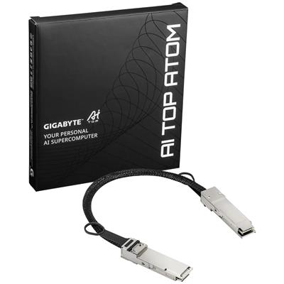 Gigabyte GIGA Cable SFP112 0.4m for AI TOP ATOM Mini-PC Cable Type SFP112, 400Gbps Speed, 40CM Length