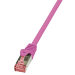 LogiLink Cat.6 S/FTP, 5m networking cable Pink Cat6 S/FTP (S-STP)