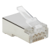 Tripp Lite N232-050-FTP wire connector RJ45 Metallic, Transparent