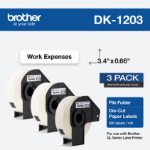 Brother DK-12033PK printer label White Self-adhesive printer label