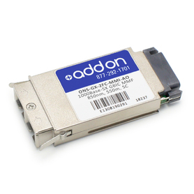 AddOn Networks ONS-GX-2FC-MMI-AO Compatible 1G GBIC 550 m TAA Compliant Transceiver AddOn Networks ONS-GX-2FC-MMI-AO Compatible 1G GBIC 550 m TAA Compliant Transceiver
