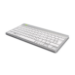 R-Go Tools Ergonomische Tastatur R-Go Compact Break, kompakte Tastatur mit Pausensoftware, QWERTY (IT), Bluetooth, Weiß