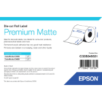 Epson C33S045531 Continous label roll matt die-cut 102mm x 51mm 650 Pack=1 for Epson TM-C 3400/3500