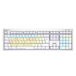 Logickeyboard LKB-DYSLEX-CWMU-UK keyboard Home USB QWERTY English White