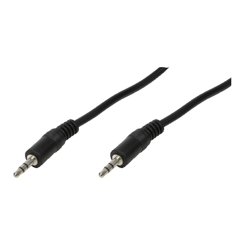 Image of LogiLink 3.5mm - 3.5mm, 1m audio cable Black