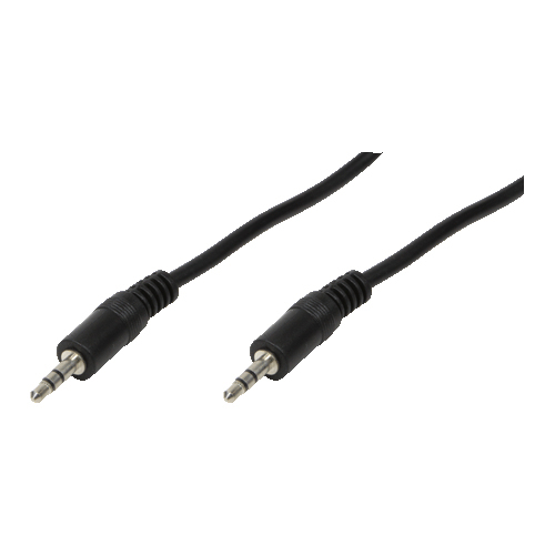 Photos - Cable (video, audio, USB) LogiLink 3.5mm - 3.5mm, 2m audio cable Black CA1050 