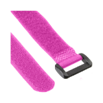 InLine Cable Strips hook-and-loop 20 x 200mm 10 pcs. pink