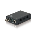 LevelOne RJ45 to ST Fast Ethernet Media Converter, Multi-Mode Fiber, 2km