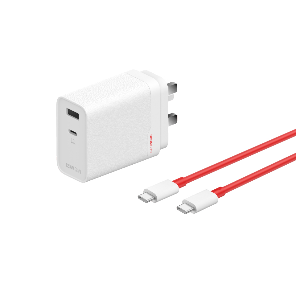 Oneplus Supervooc 120W Dual Ports Gan Power Adapter Kit