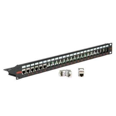 Image of ROLINE Keystone 19'' Module frame Cat.5/Cat.6/Cat.6a, 24 Ports,...