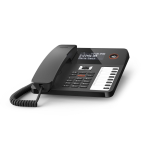 Gigaset DESK 800A DECT telephone Black