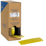 Brady BM-25X75-7598-YL cable marker Yellow Polyester 250 pc(s)