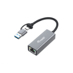 LevelOne Equip 133495 USB-C to 2.5 Gigabit Ethernet Network (USB-C+A) Adapter