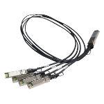 Avaya QSFP+ / SFP+ 1m InfiniBand/fibre optic cable QSFP+ 4 x SFP+