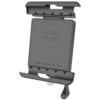 RAM Mounts Tab-Lock Spring Loaded Holder for 8" Tablets with Cases